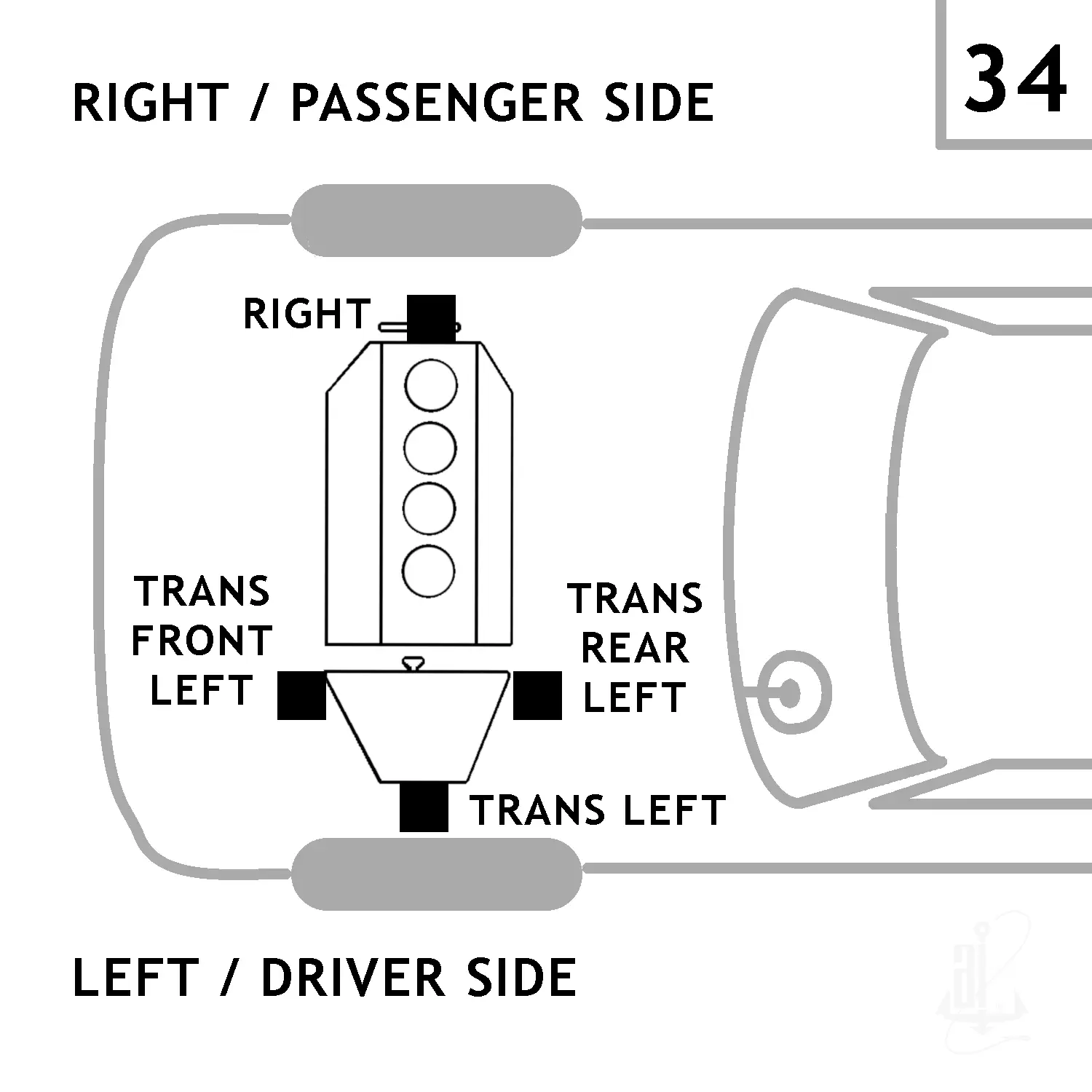 Anchor Manual Transmission Mount thumbnail 5