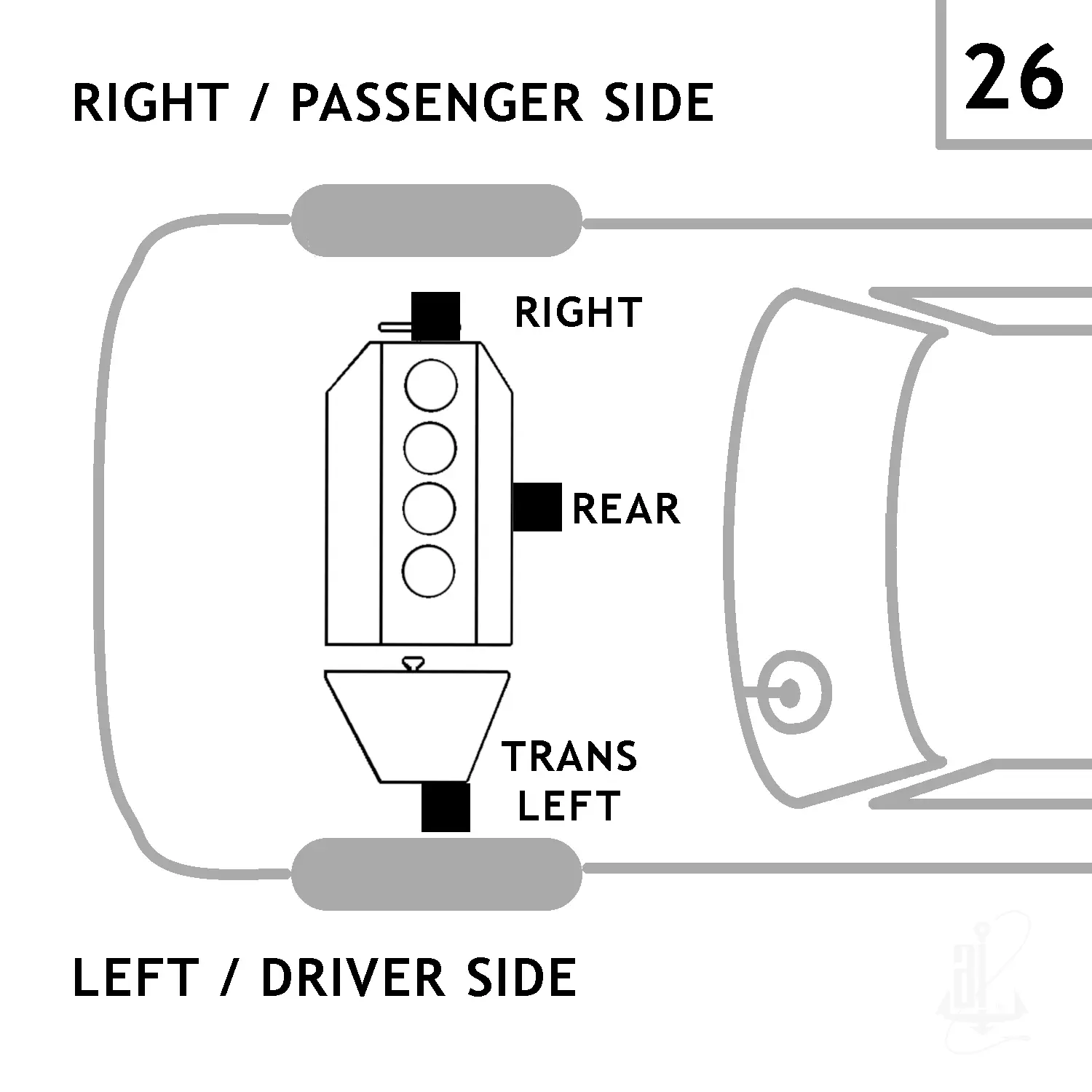 Anchor Manual Transmission Mount miniature 5