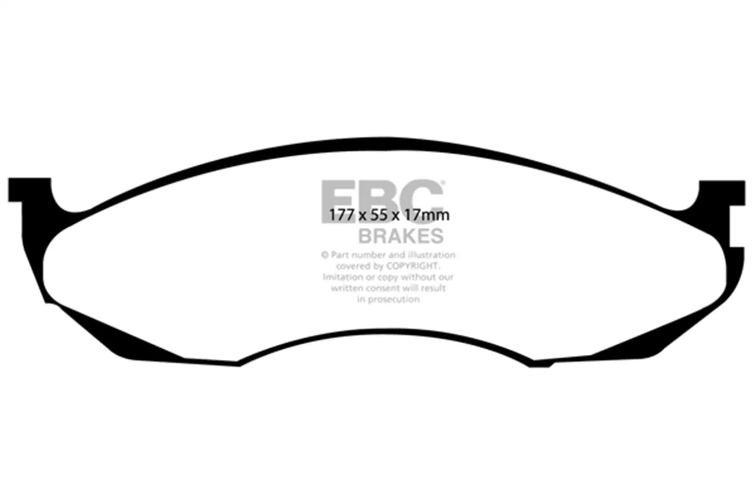 6000 Series Greenstuff Truck/SUV Brakes Disc Pads