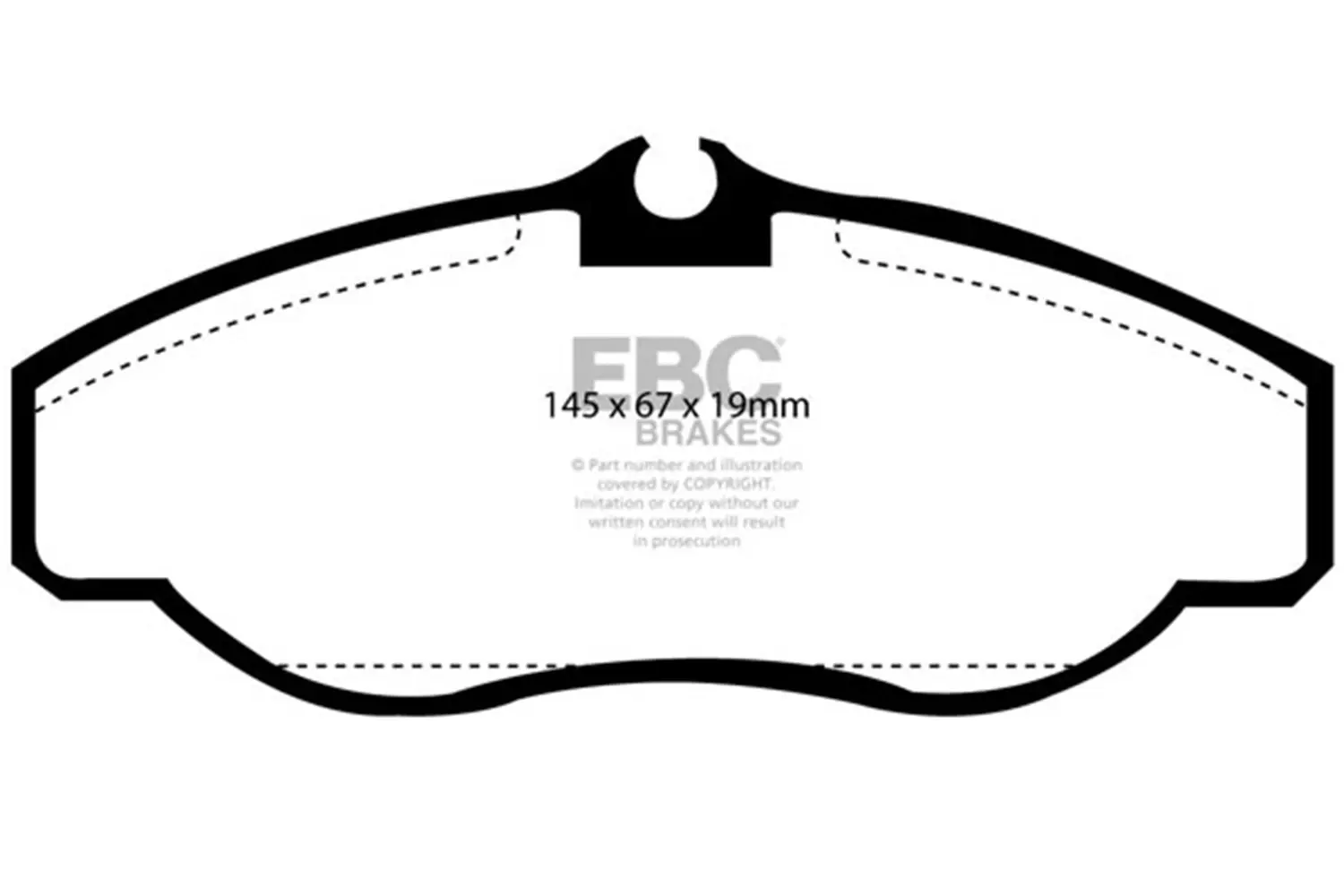 6000 Series Greenstuff Truck/SUV Brakes Disc Pads
