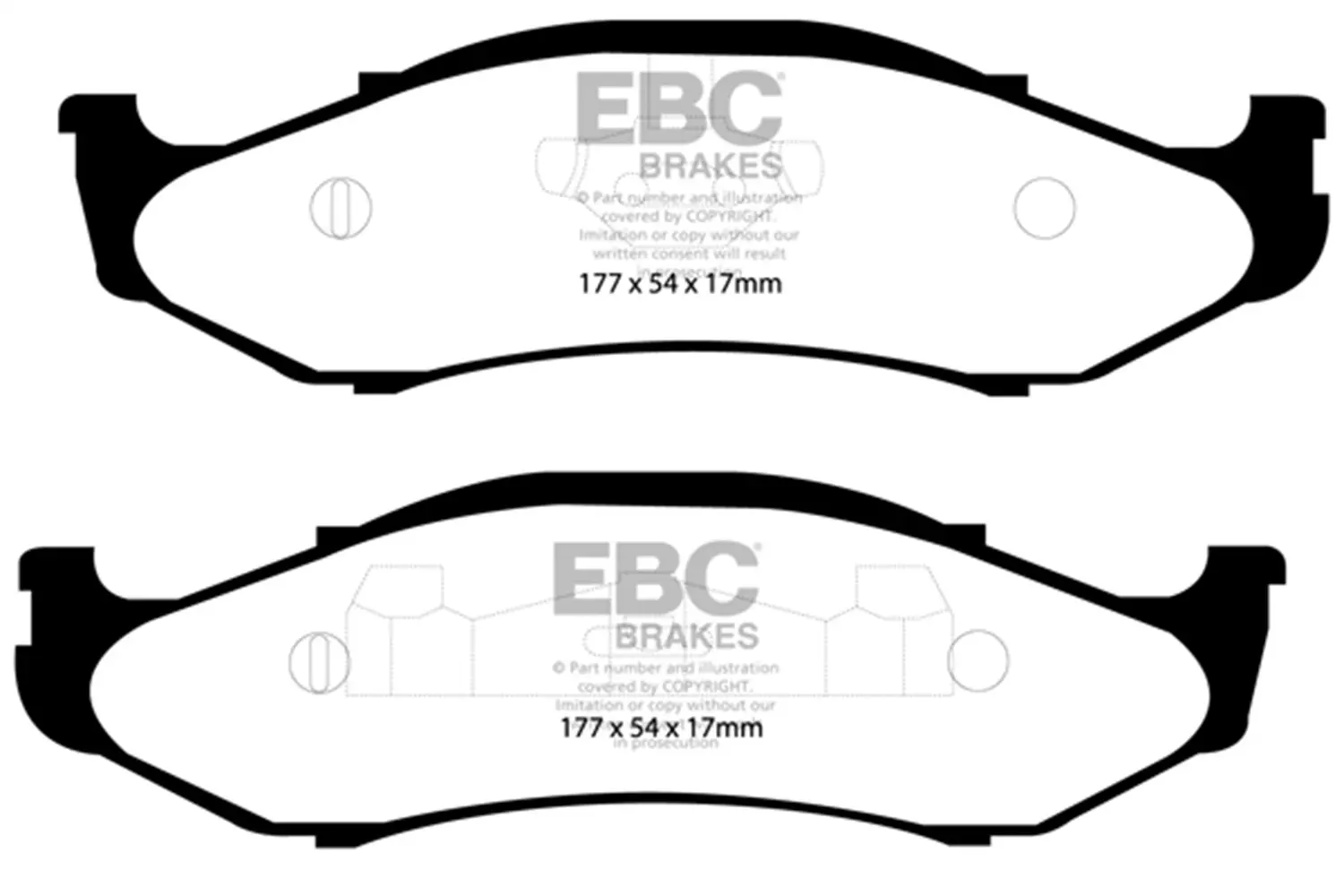 6000 Series Greenstuff Truck/SUV Brakes Disc Pads