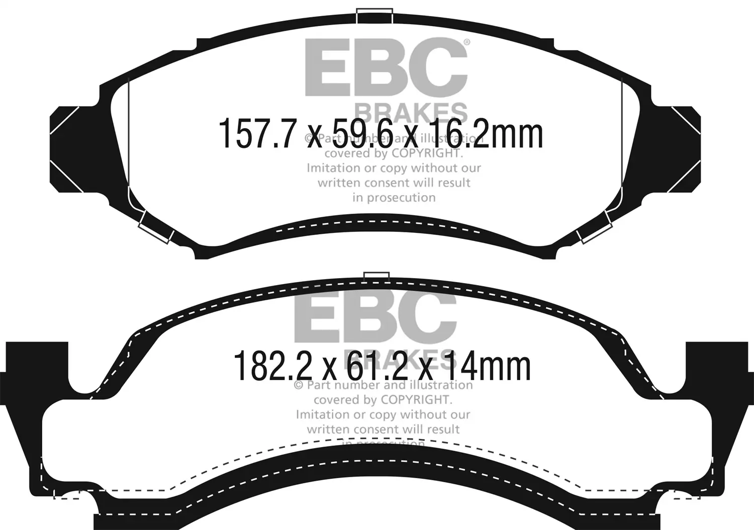 Ultimax OEM Replacement Brake Pads