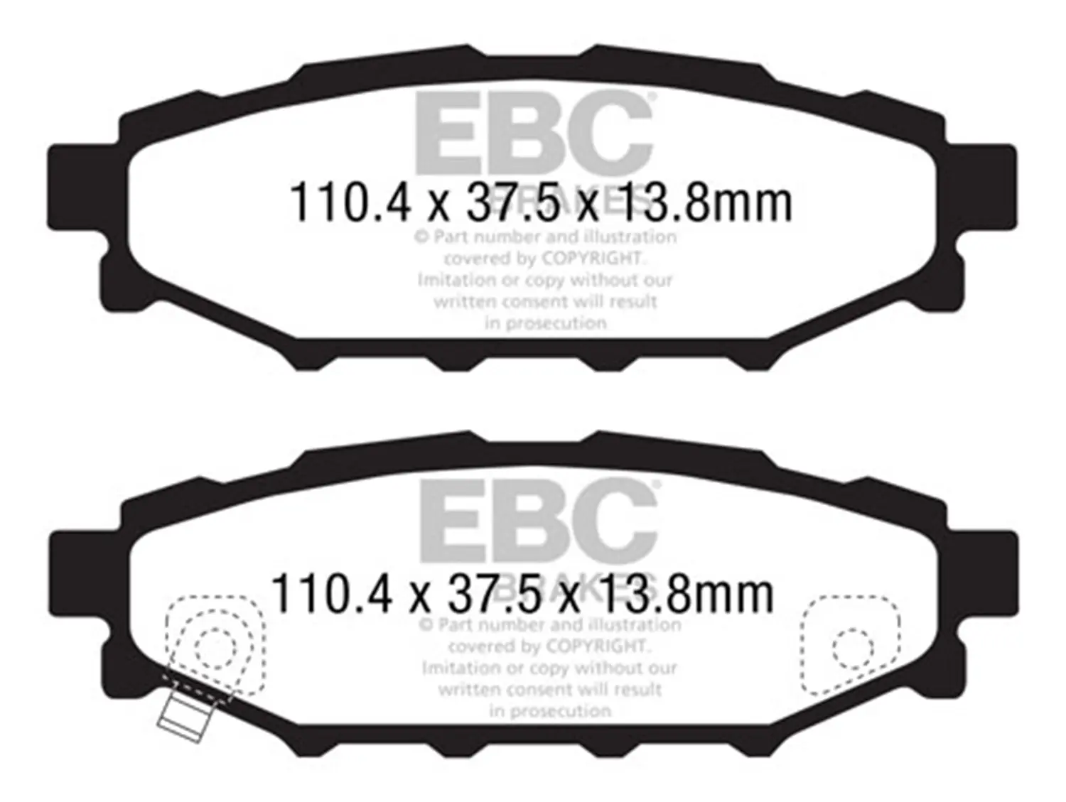 Redstuff Ceramic Low Dust Brake Pads