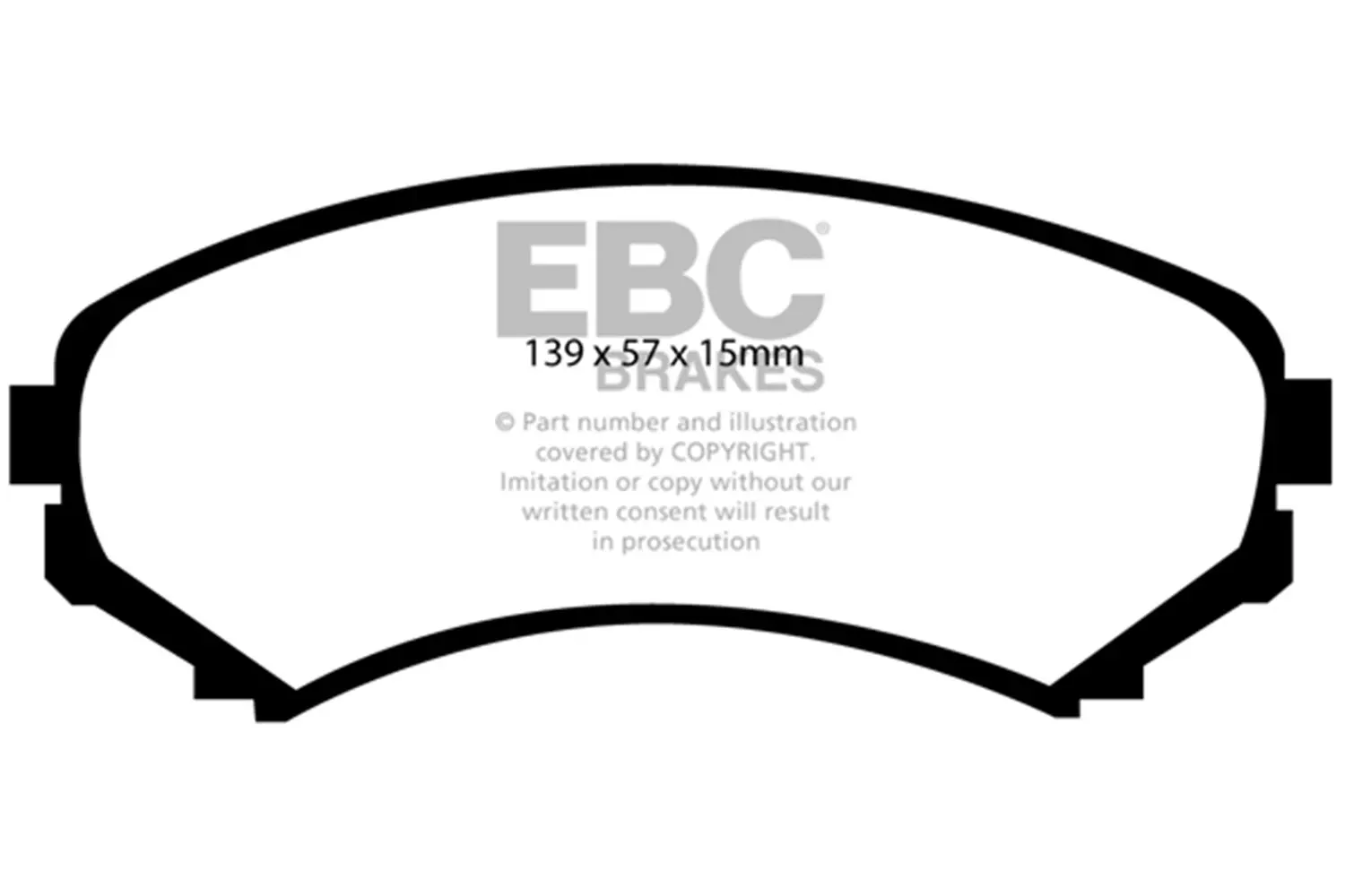 6000 Series Greenstuff Truck/SUV Brakes Disc Pads