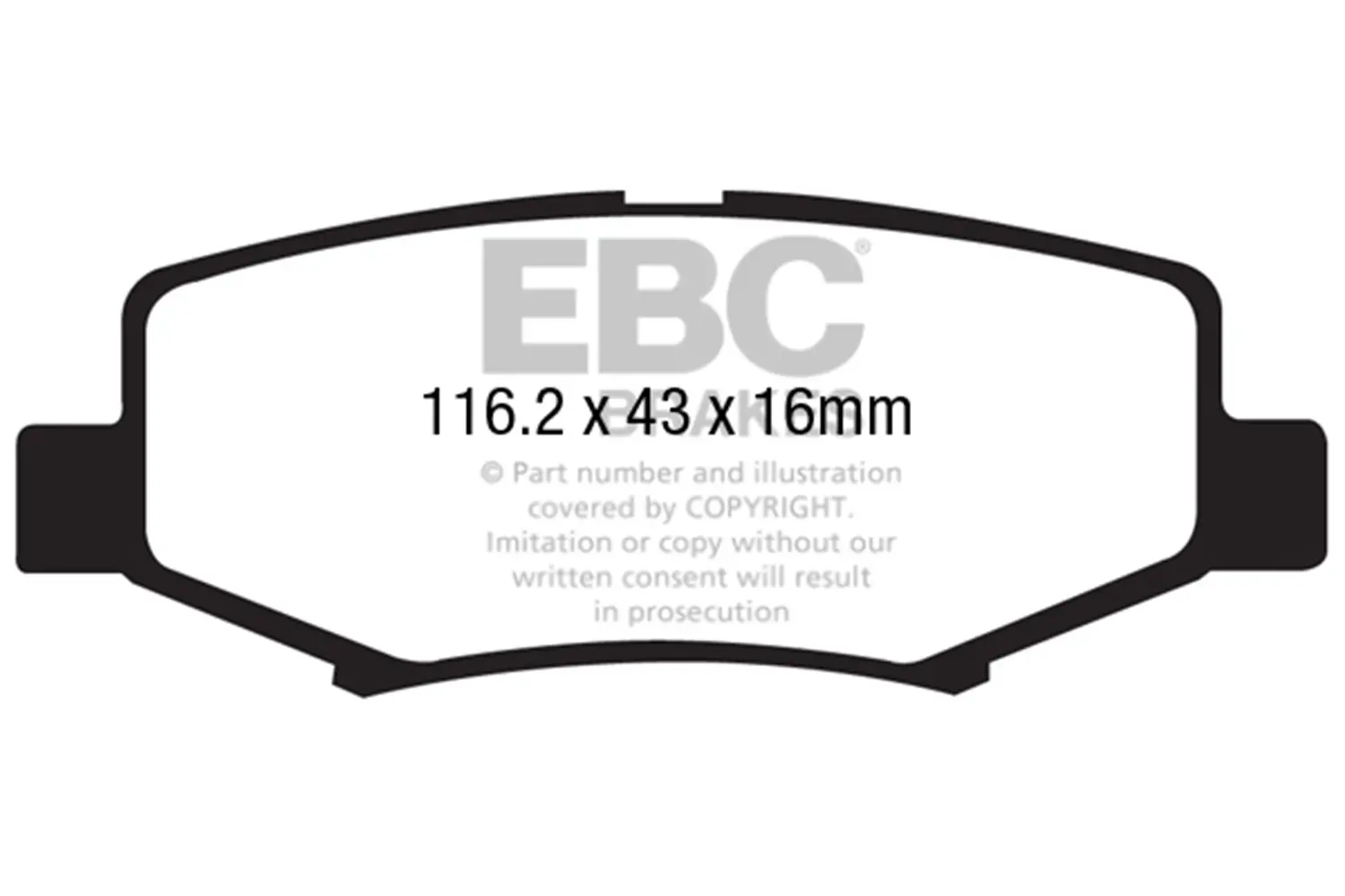 6000 Series Greenstuff Truck/SUV Brakes Disc Pads
