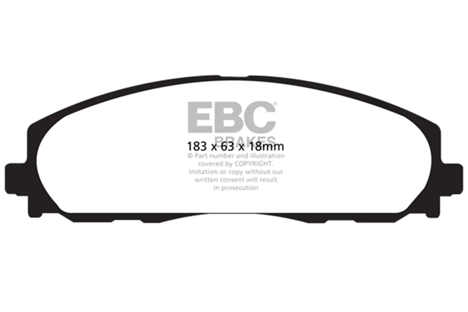 6000 Series Greenstuff Truck/SUV Brakes Disc Pads
