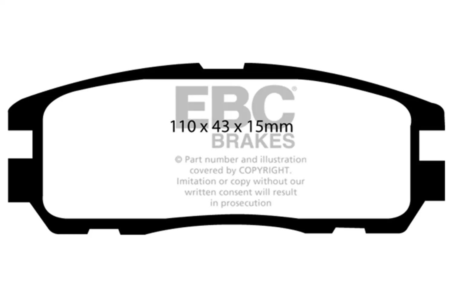 6000 Series Greenstuff Truck/SUV Brakes Disc Pads