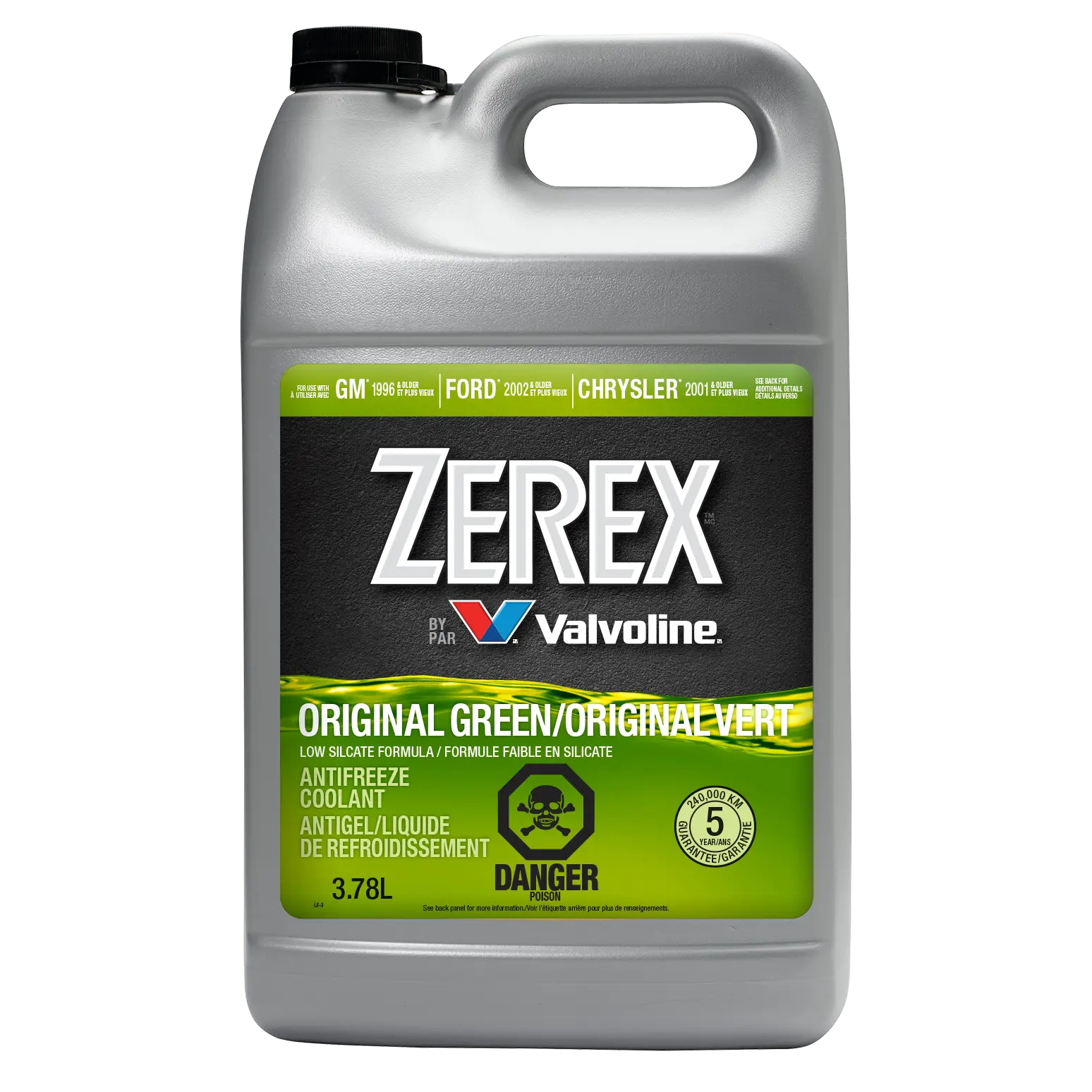 Zerex Original Green Concentrate, 3.78 L