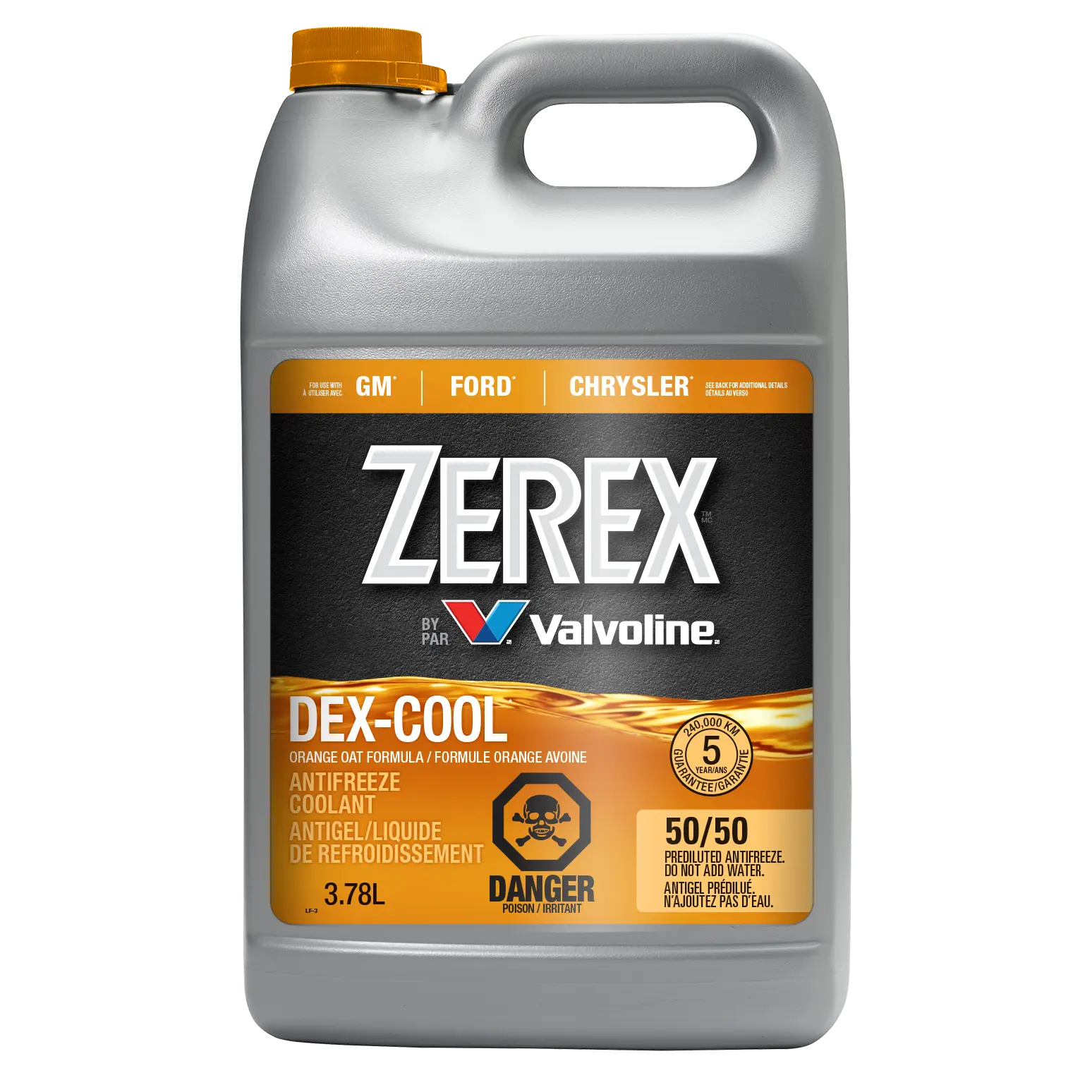 Zerex Dex-Cool Concentrate, 3.78 L