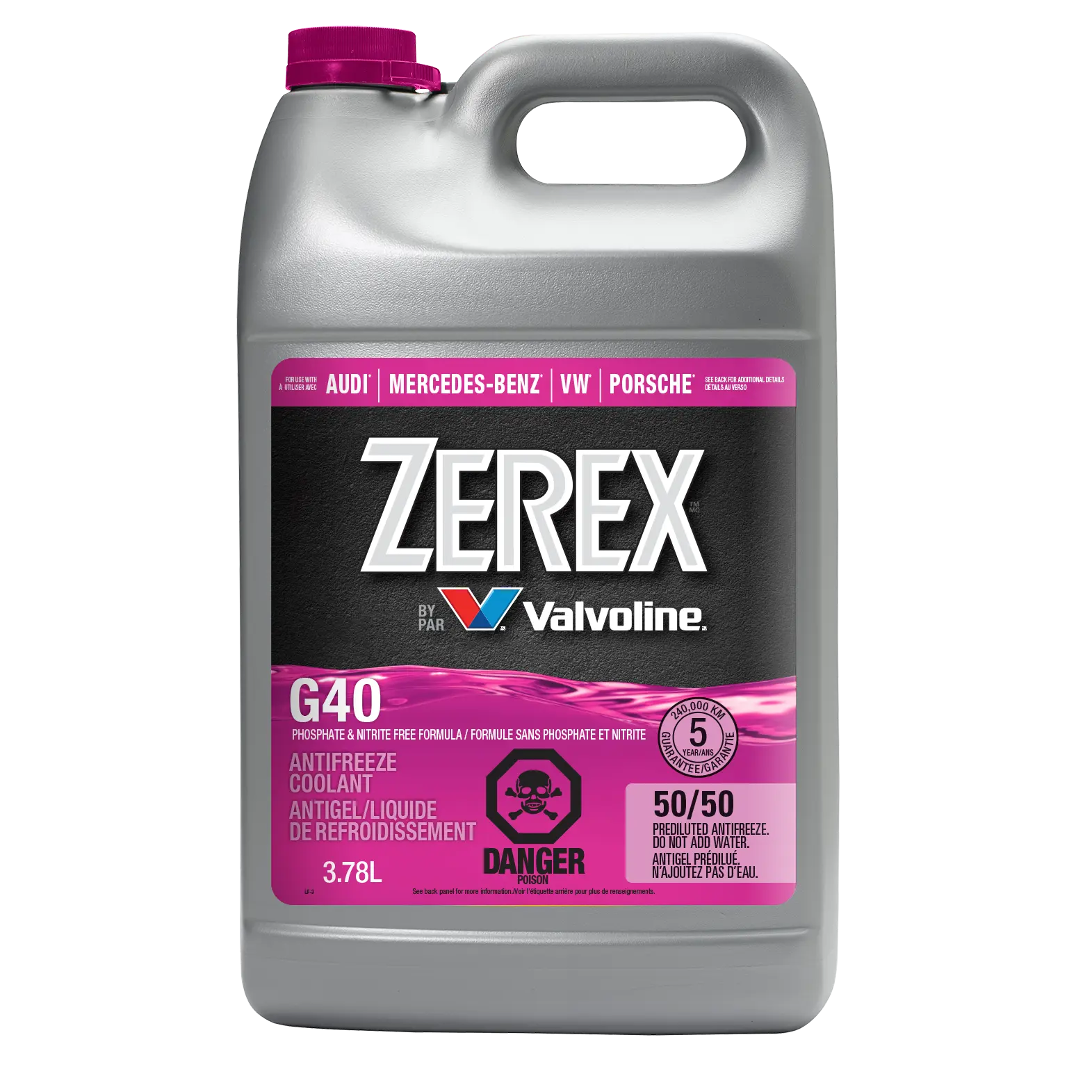 Zerex G-40 Ready to Use, 3.78 L