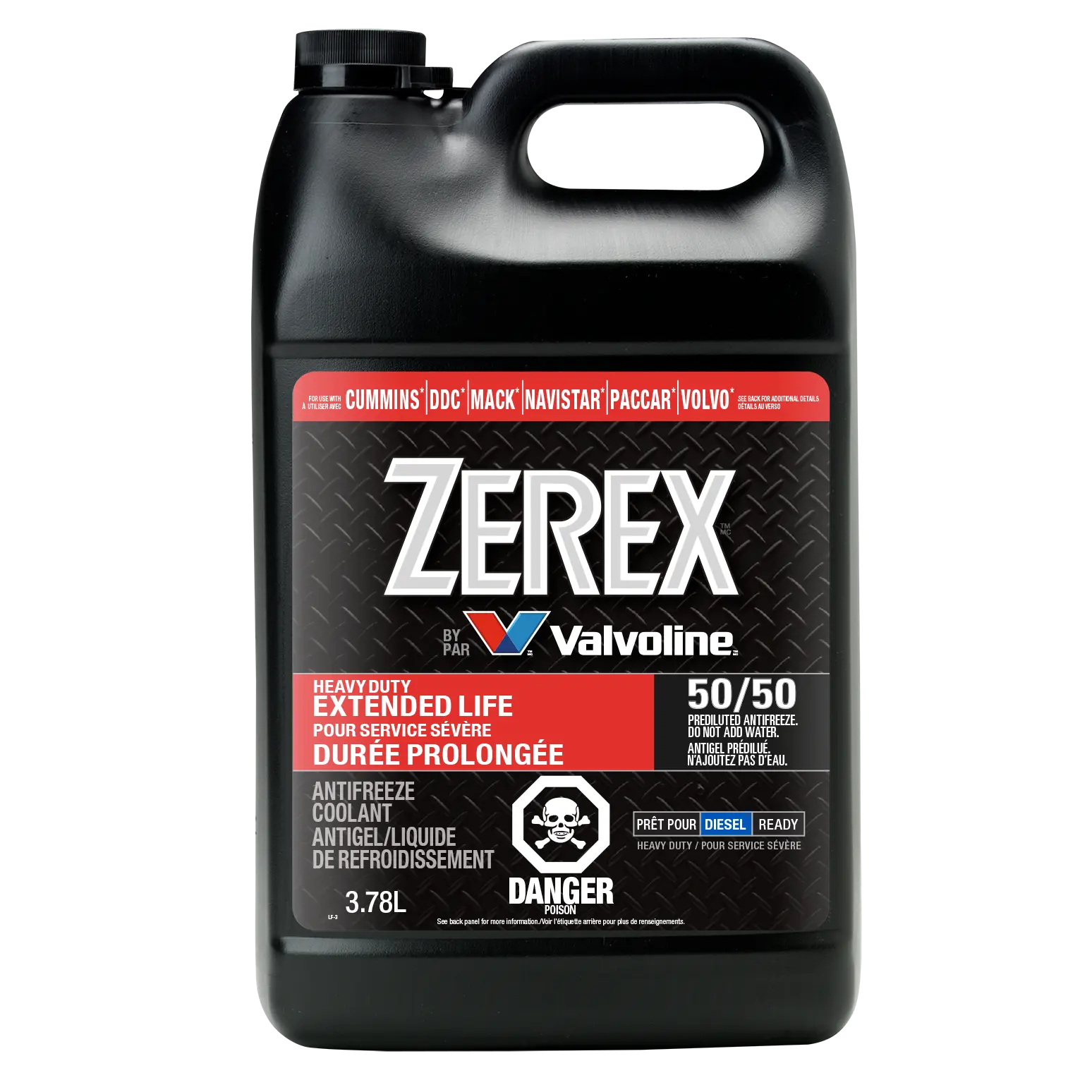 Zerex Heavy Duty Extended Life Ready to Use, 3.78 L