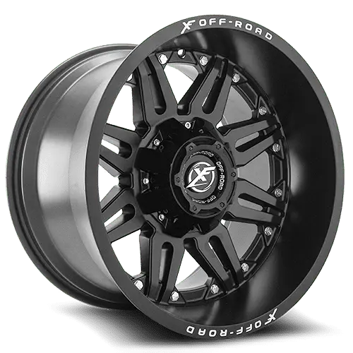 XF Off-Road XF-204 17X9 5X127 / 5X139.7 ET 12mm Matte Black