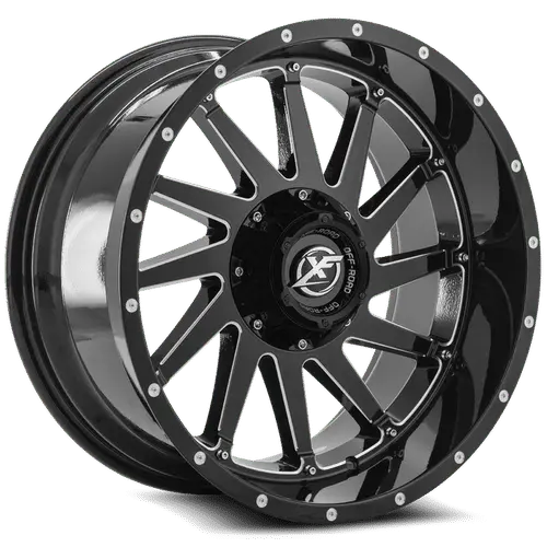 XF Off-Road XF-216 20X9 5X127 / 5X139.7 ET 0mm Gloss Black Milled