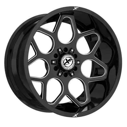 XF Off-Road XF-233 20X9 5X127 / 5X139.7 ET 12mm Gloss Black Milled