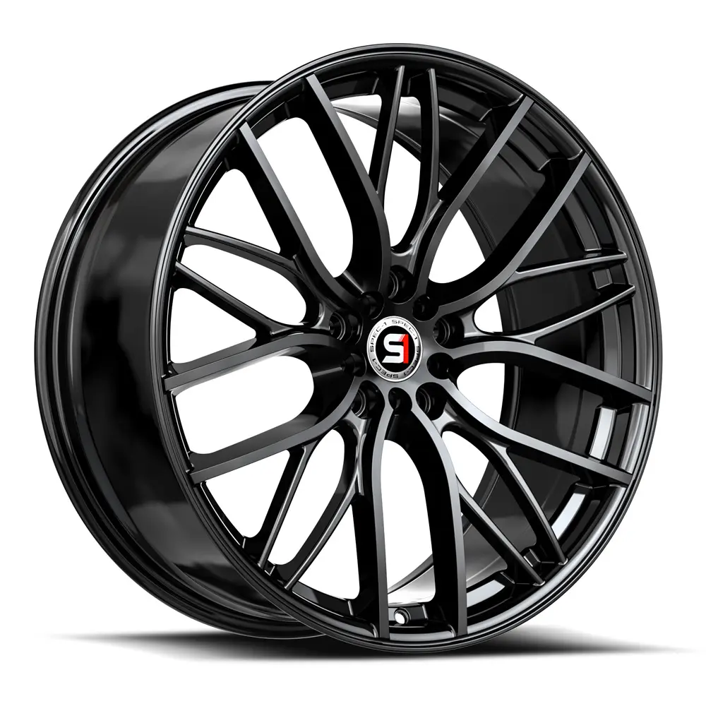 SPEC-1 Wheels SP-61 17X8 5X108 / 5X114.3 ET 42mm Gloss Black