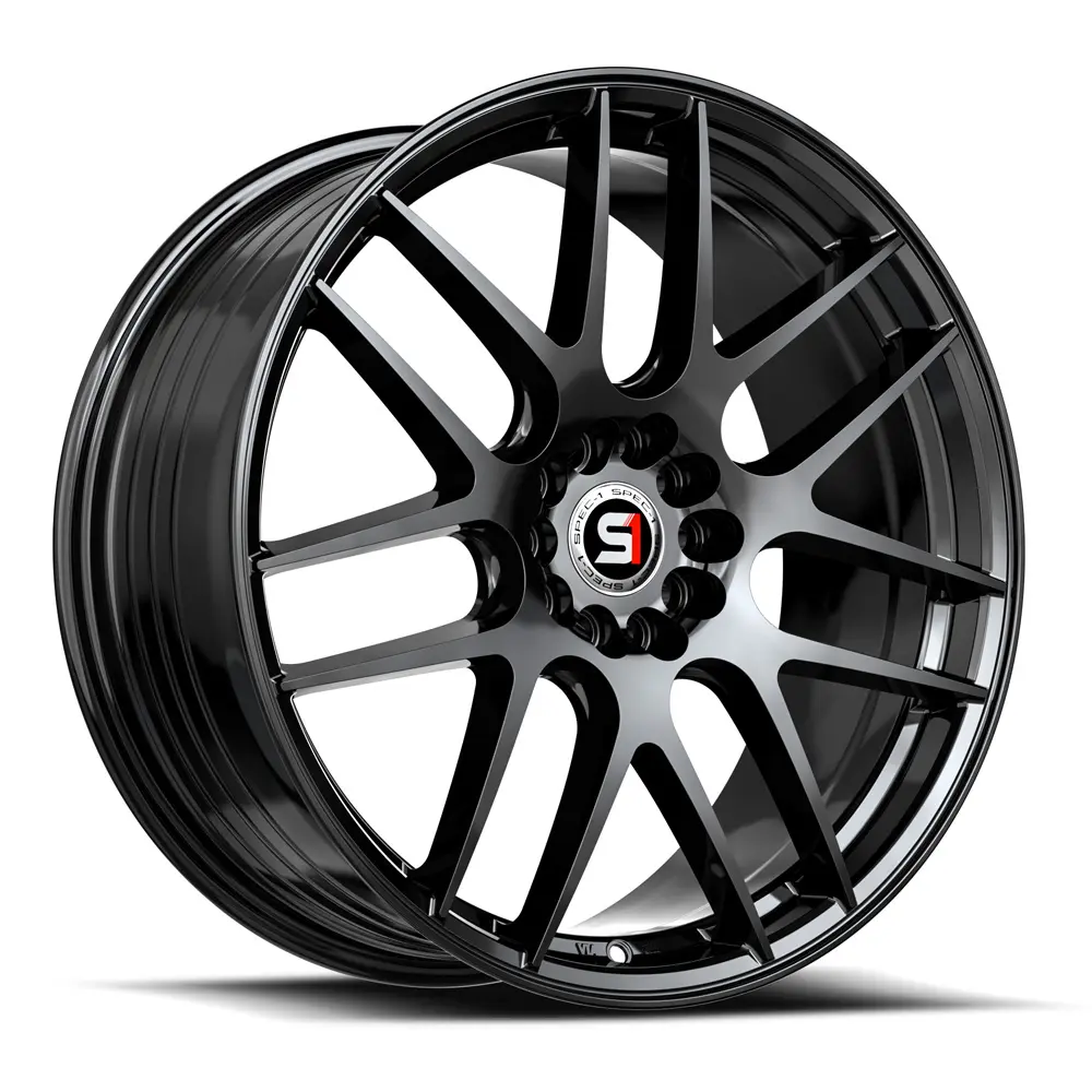 SPEC-1 Wheels SP-65 17X8 5X114.3 / 5X120.65 ET 42mm Gloss Black