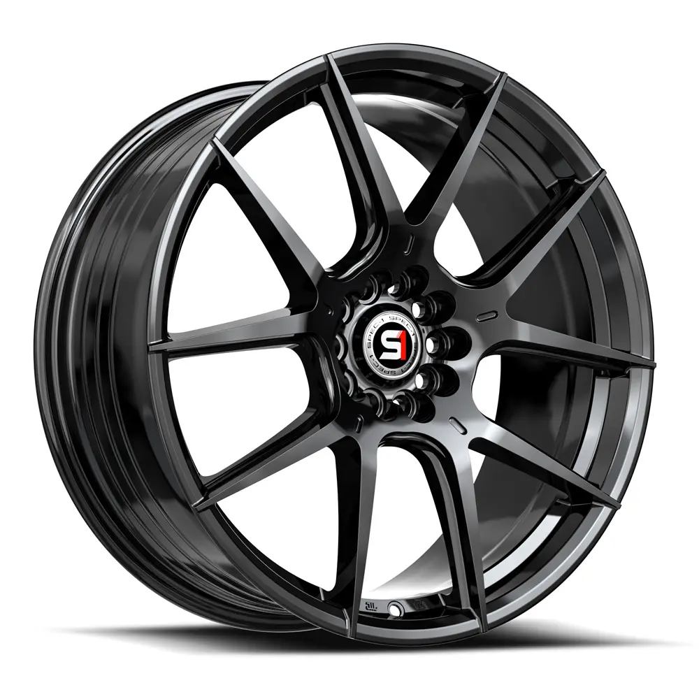 SPEC-1 Wheels SP-71 17X8 5X105 / 5X114.3 ET 42mm Gloss Black