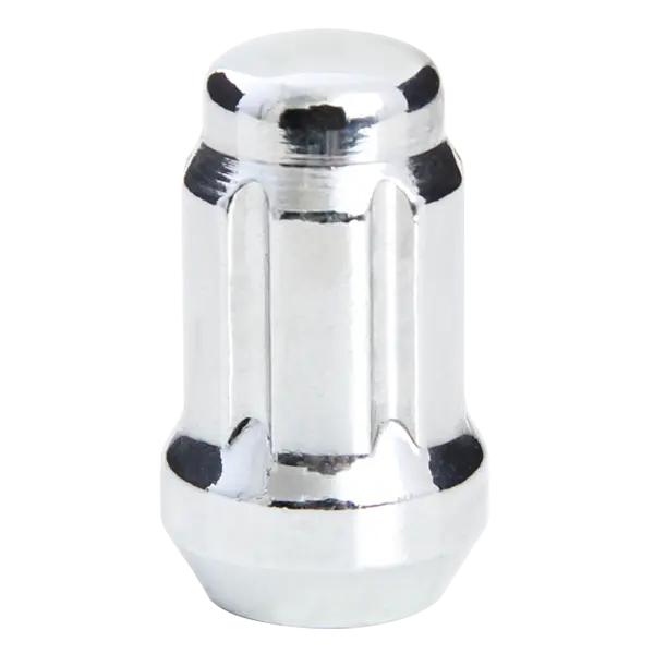 Krypton Lug Nut 1/2"-20 60° Conical Spline 6-Spline Chrome
