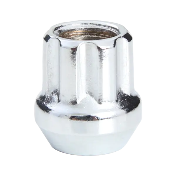 Krypton Lug Nut 9/16"-18 60° Conical Spline 7-Spline Chrome