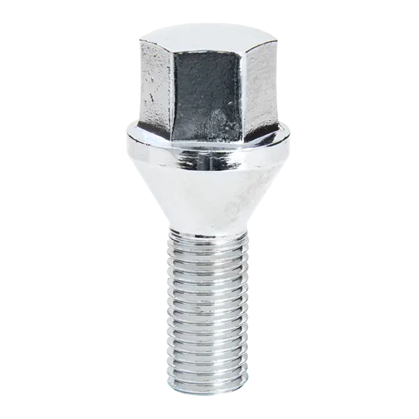 Krypton Lug Bolt M14x1.5 60° Conical Acorn 17mm Hex 40mm Shank Chrome