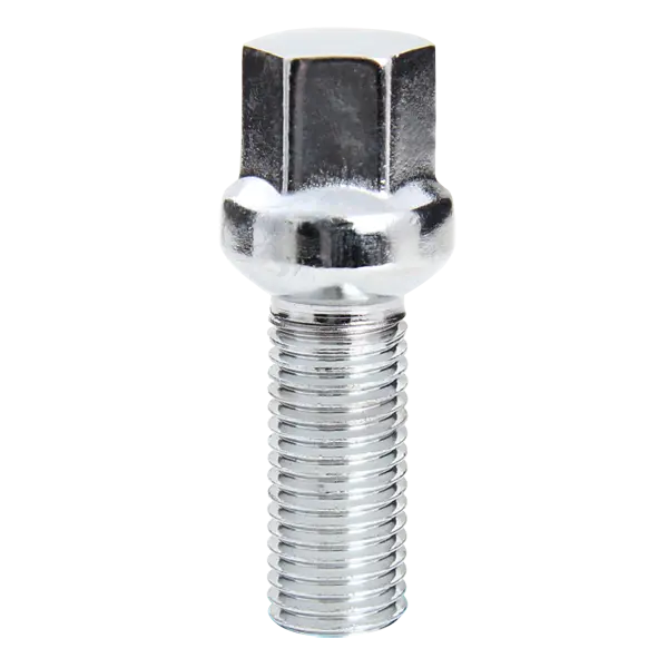 Krypton Lug Bolt M12x1.75 R13 Radius Acorn 17mm Hex 24mm Shank Chrome