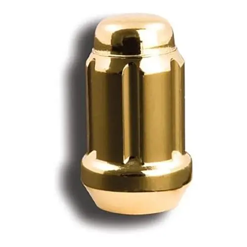 Krypton Lug Nut M12x1.5 60° Conical Spline Gold