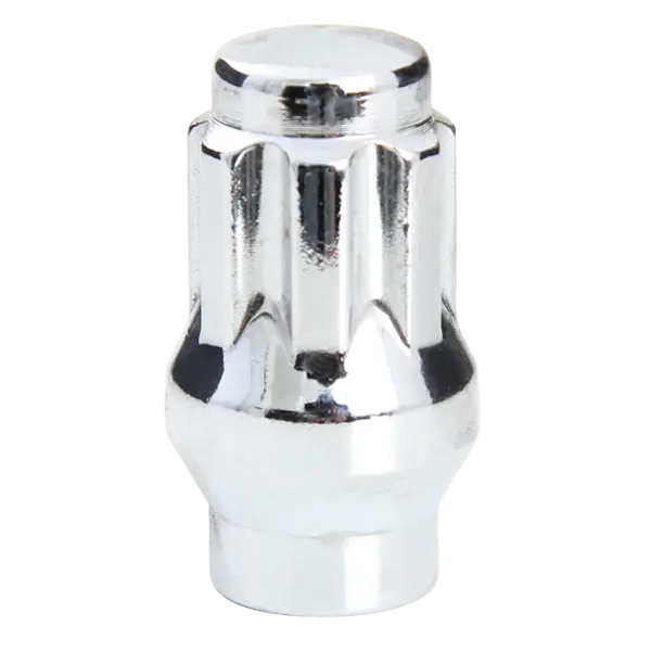 Krypton Lug Nut M14x2.0 60° Conical Spline Extended Thread 7-Spline Chrome
