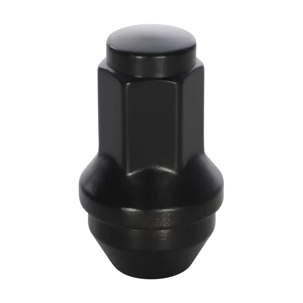 Krypton Lug Nut M14x2.0 60° Conical Acorn 21mm Hex Black