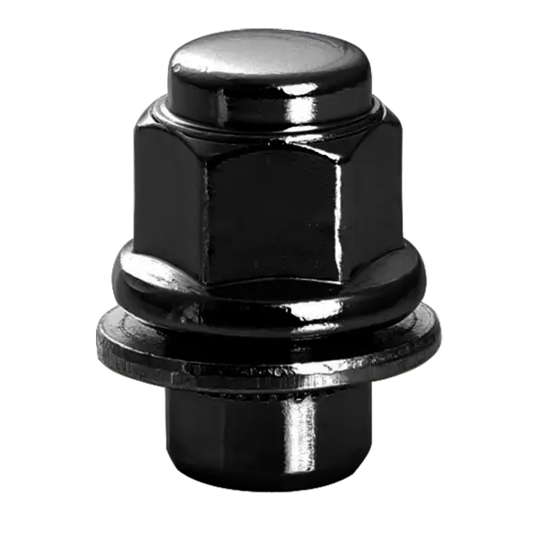 Krypton Lug Nut 7/16"-20 Flat / Mag Mag Black