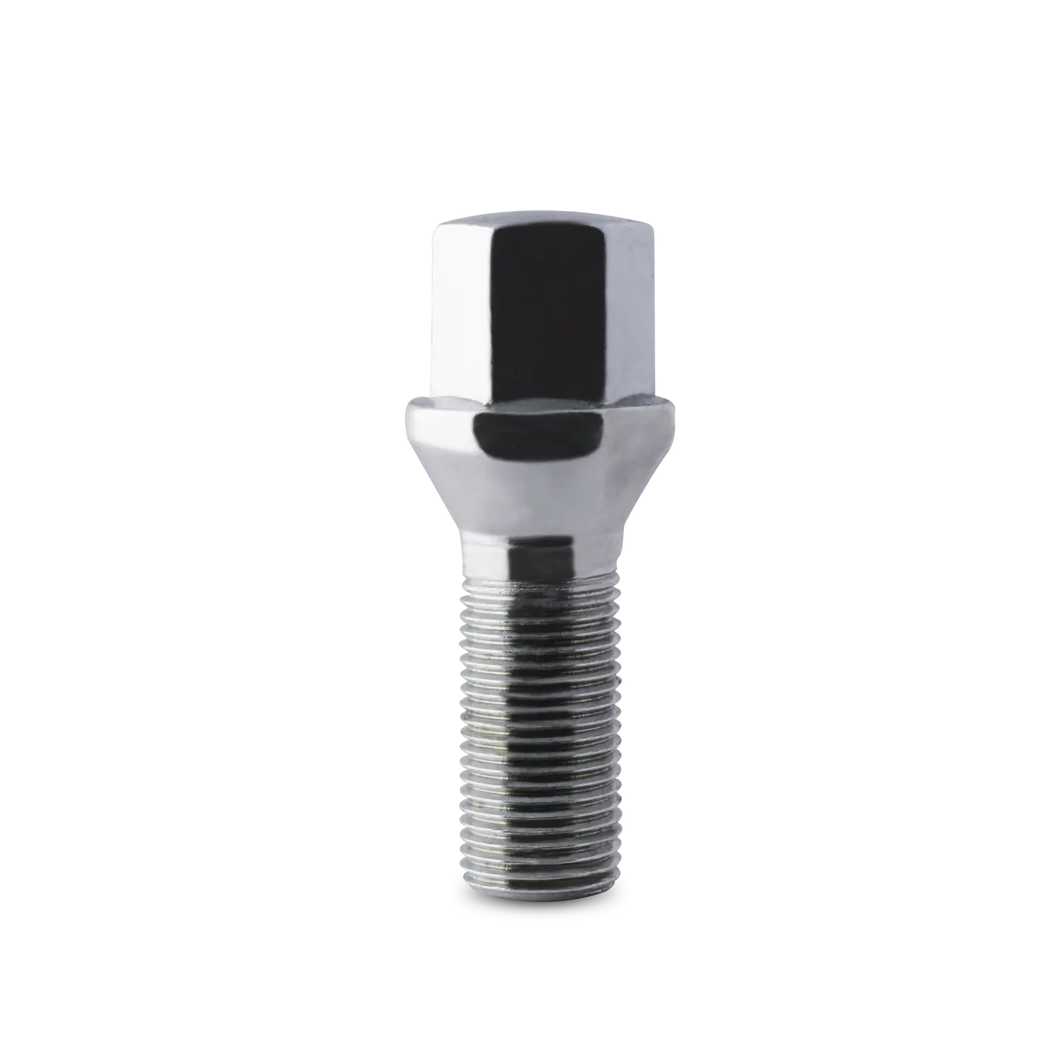 Krypton Lug Bolt M14x1.5 60° Conical Acorn 17mm Hex 17mm Shank Chrome