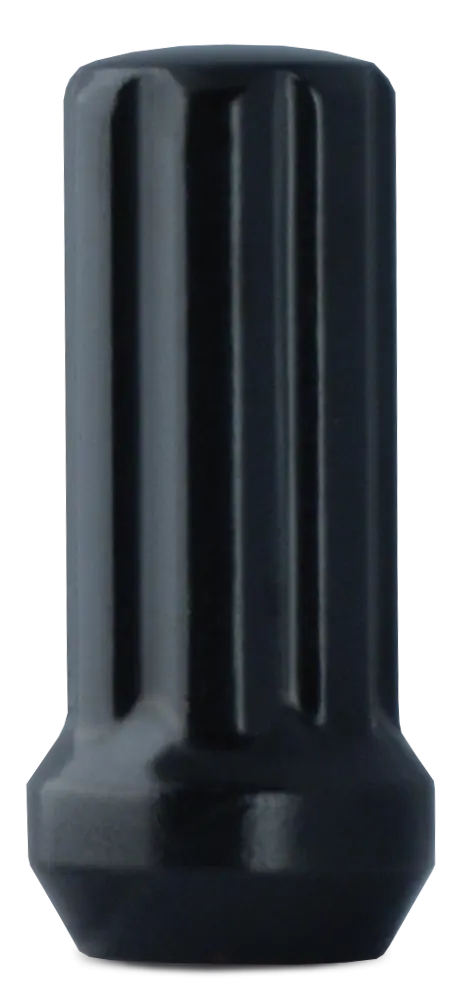 Krypton Lug Nut M14x1.5 60° Conical Spline Long 7-Spline Black