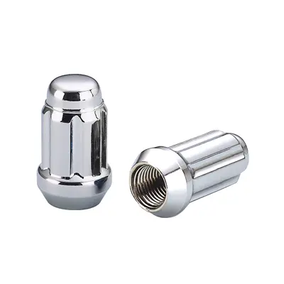 Krypton Lug Nut 7/16"-20 60° Conical Spline 6-Spline Chrome