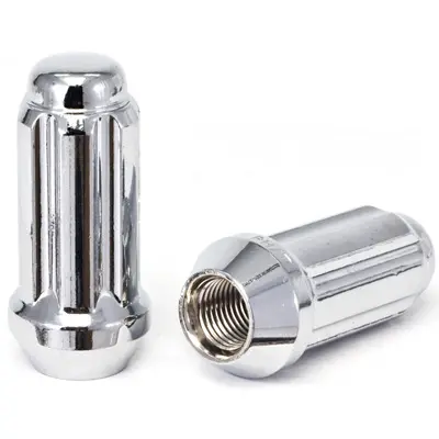 Krypton Lug Nut 9/16"-18 60° Conical Spline 6-Spline Chrome