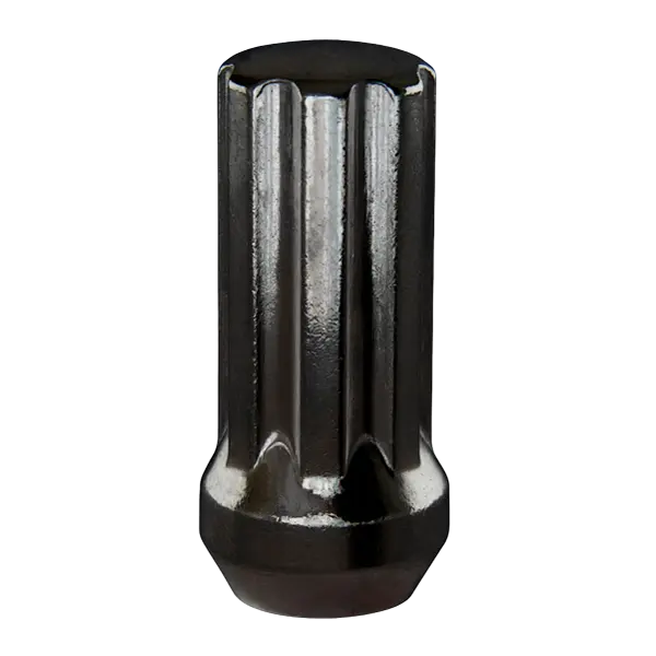 Krypton Lug Nut 9/16"-18 60° Conical Spline Long 7-Spline Black