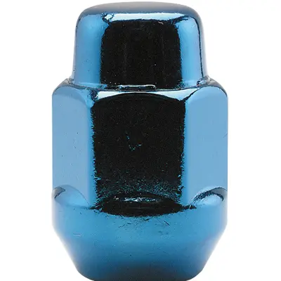 Krypton Lug Nut M14x1.5 60° Conical Acorn 19mm Hex Blue