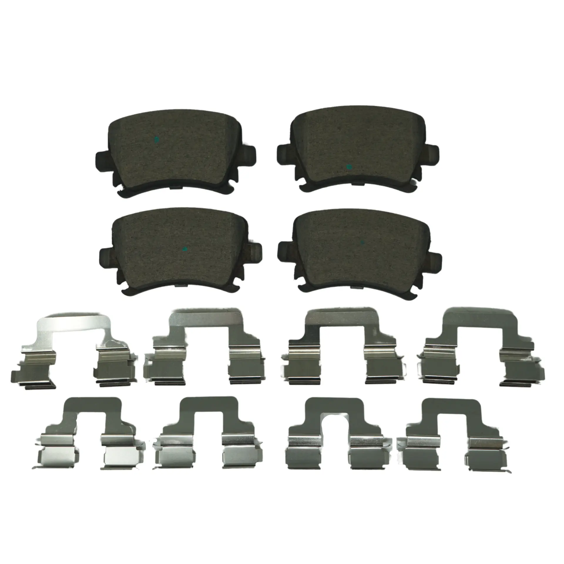 Bremex Ceramic Rear Disc Brake Pad Set With Hardware