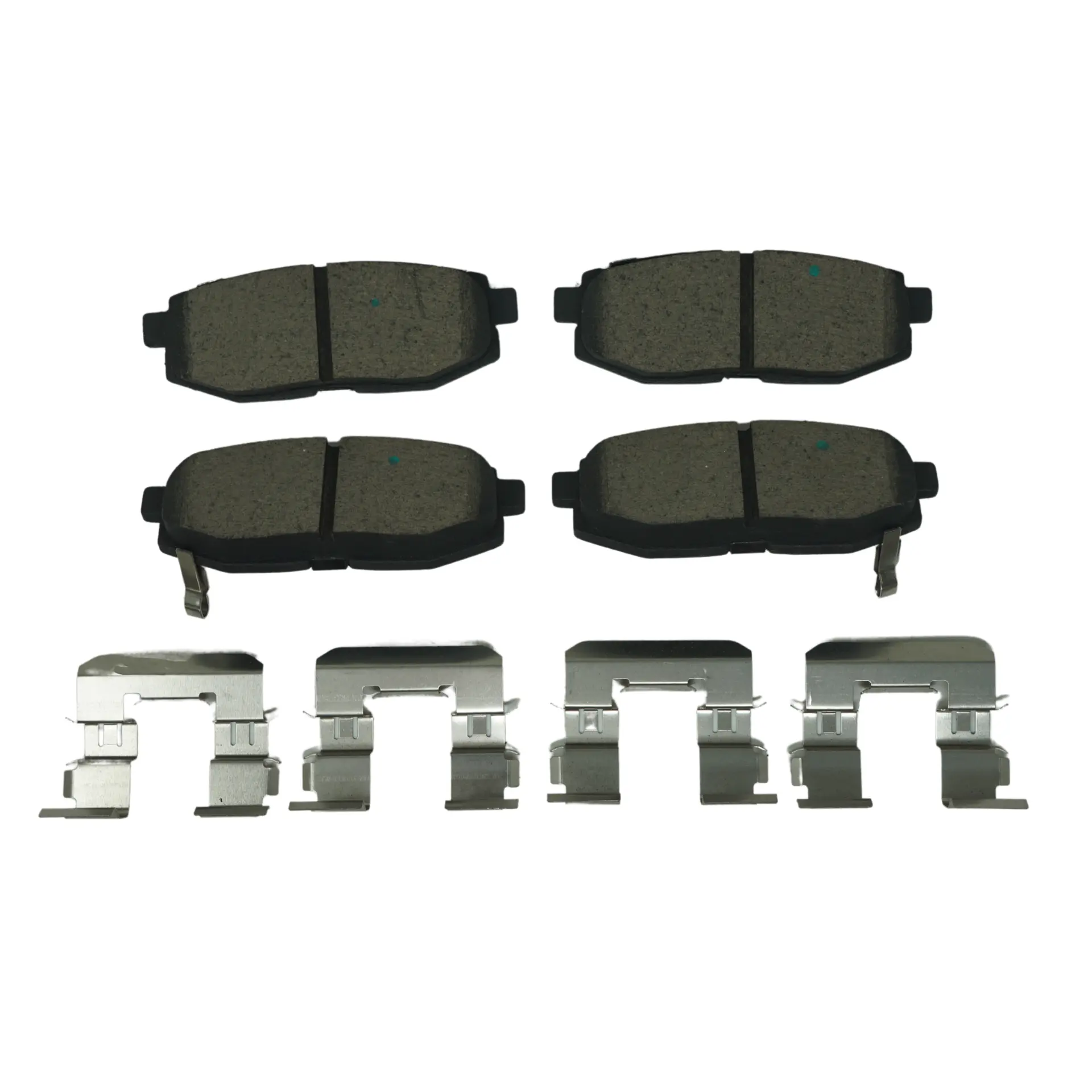 Bremex Ceramic Rear Disc Brake Pad Set With Hardware