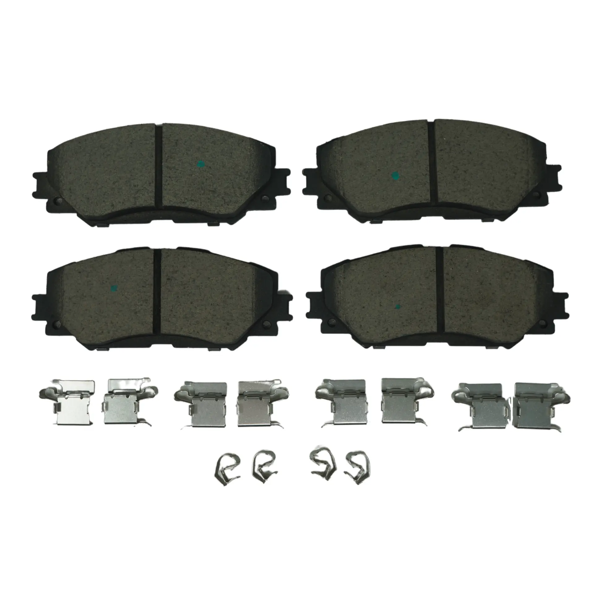 Bremex Ceramic Front Disc Brake Pad Set With Hardware