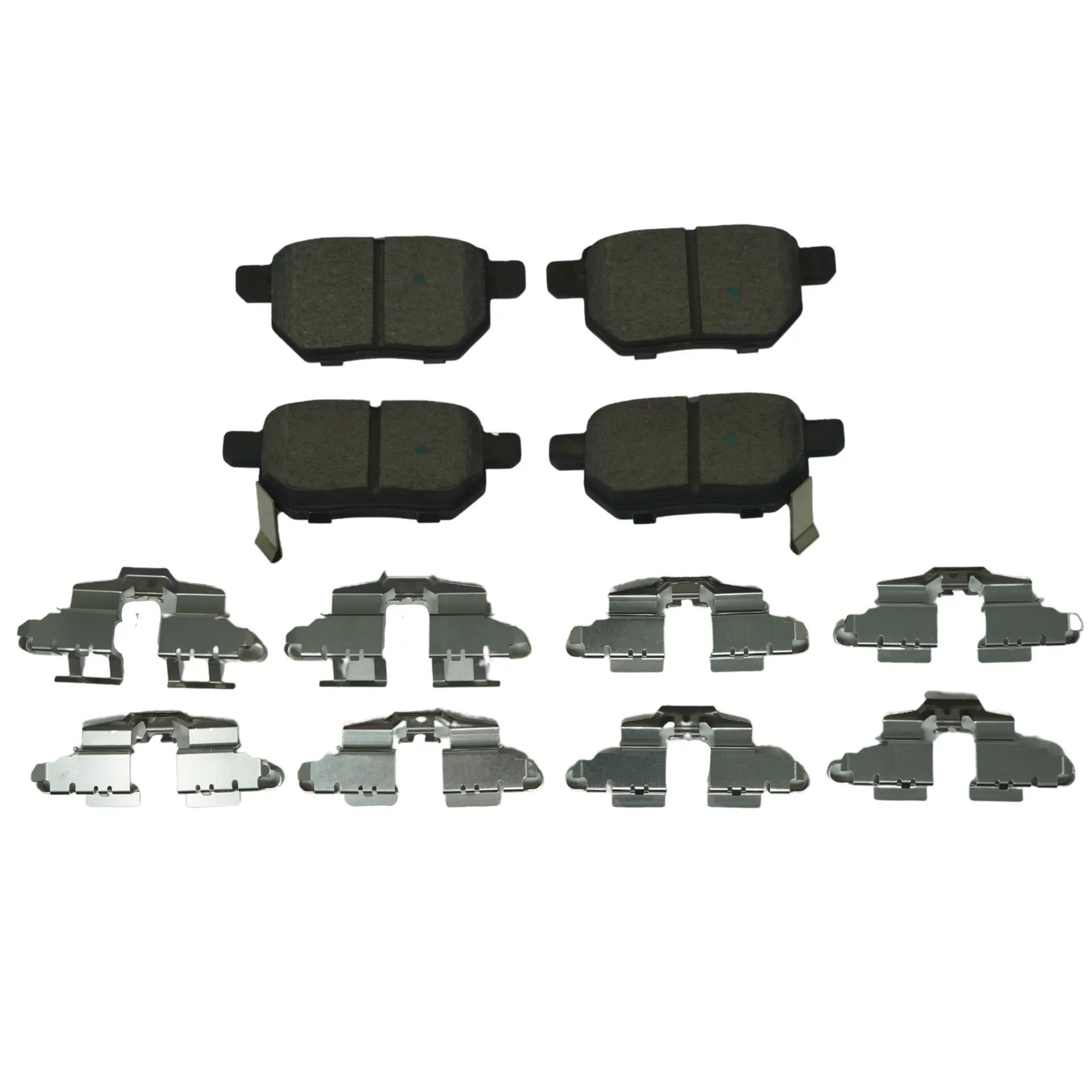 Bremex Ceramic Rear Disc Brake Pad Set With Hardware