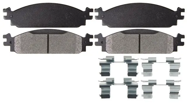 Bremex Ceramic Front Disc Brake Pad Set With Hardware