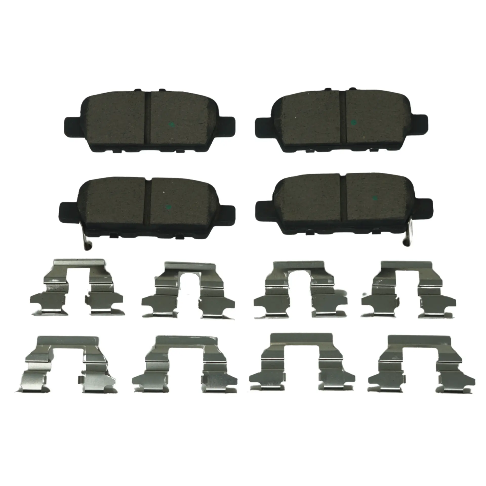 Bremex Ceramic Rear Disc Brake Pad Set With Hardware