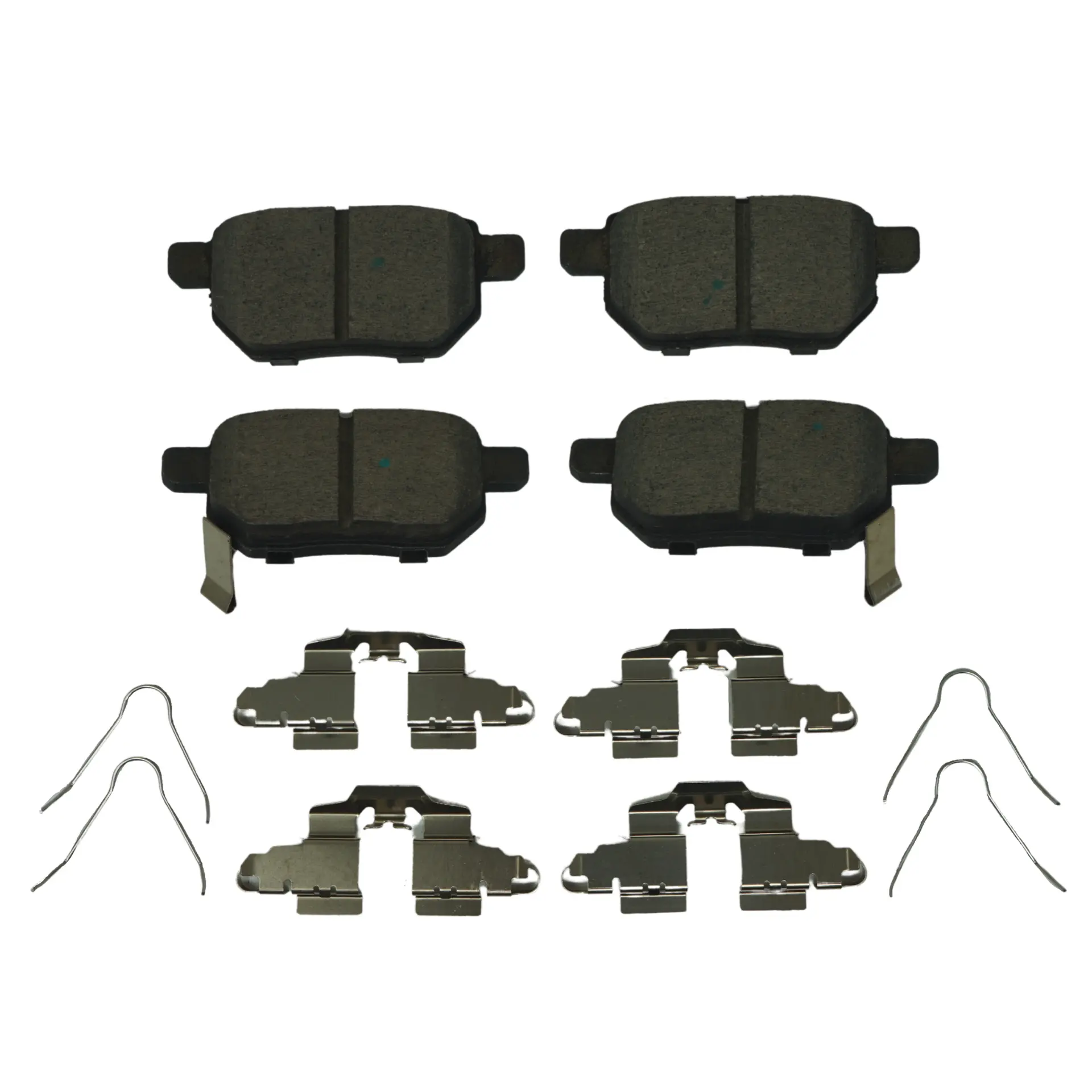 Bremex Ceramic Rear Disc Brake Pad Set With Hardware
