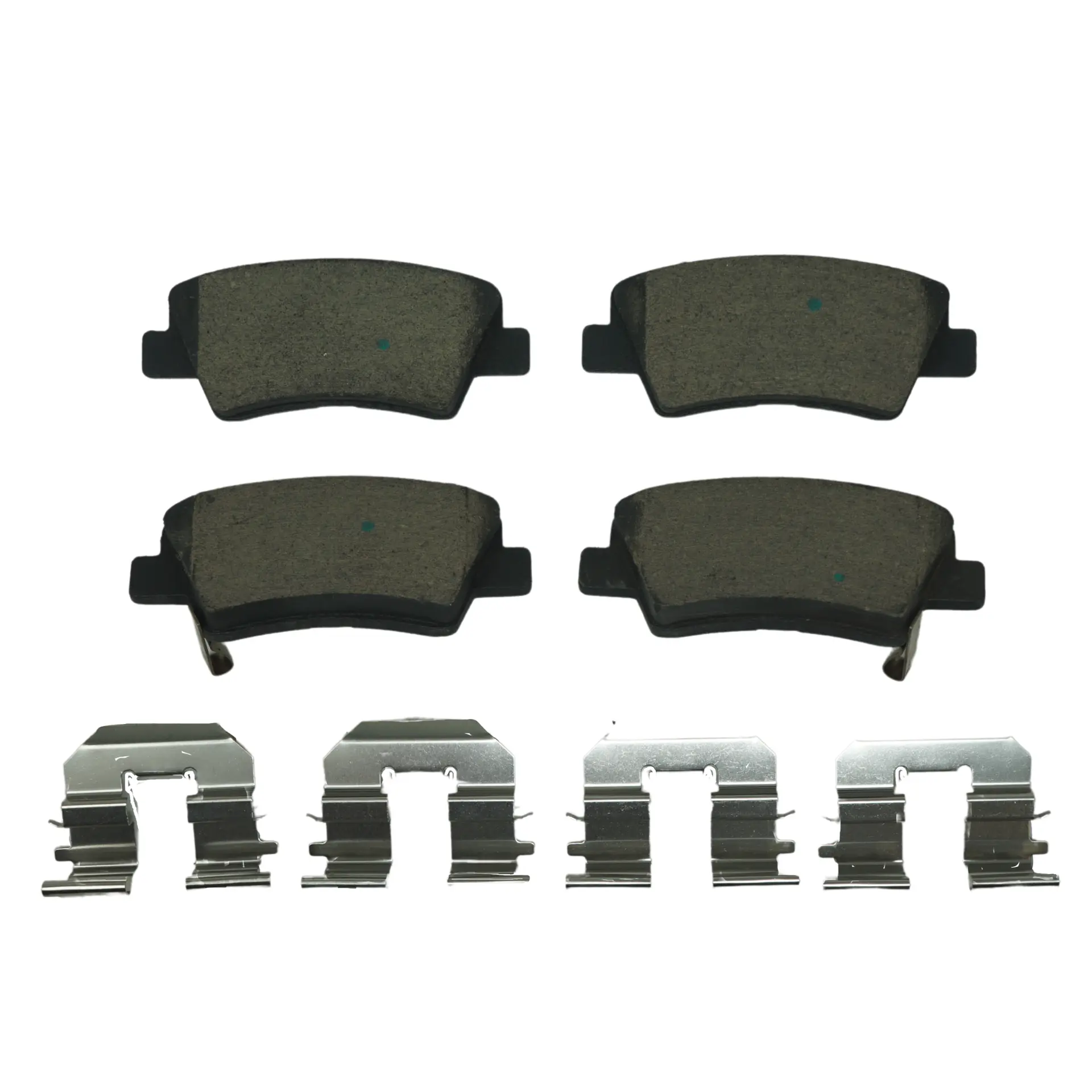 Bremex Ceramic Rear Disc Brake Pad Set With Hardware