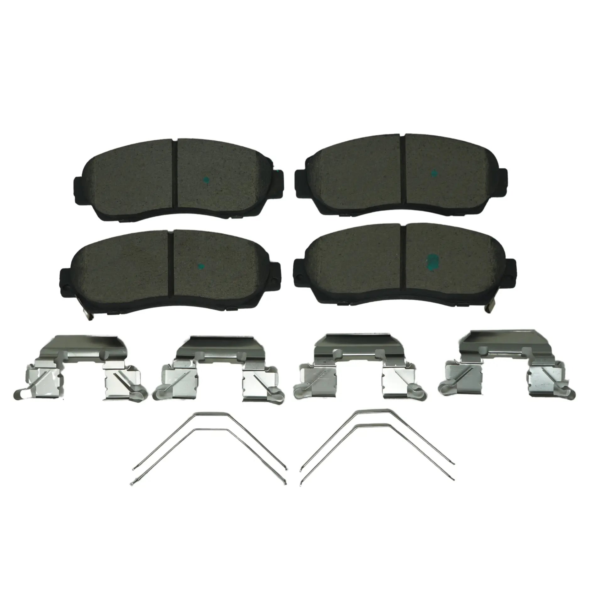 Bremex Ceramic Front Disc Brake Pad Set With Hardware