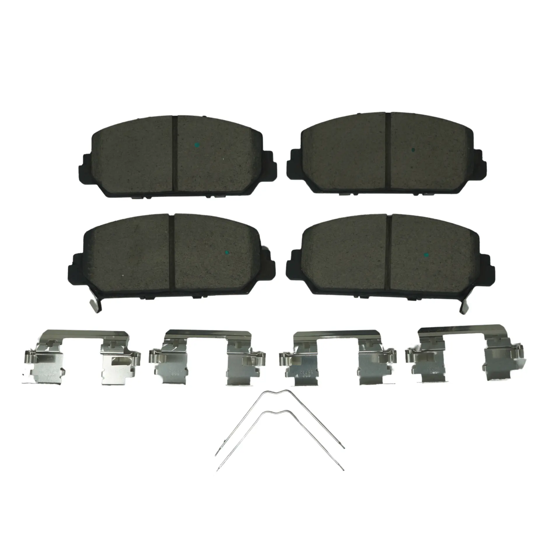 Bremex Ceramic Front Disc Brake Pad Set With Hardware