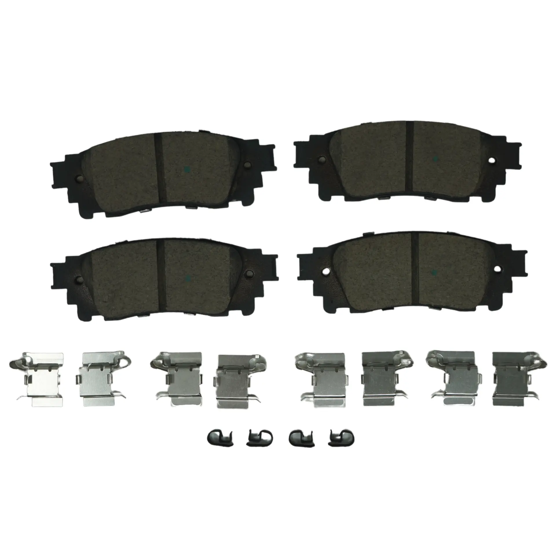 Bremex Ceramic Rear Disc Brake Pad Set With Hardware
