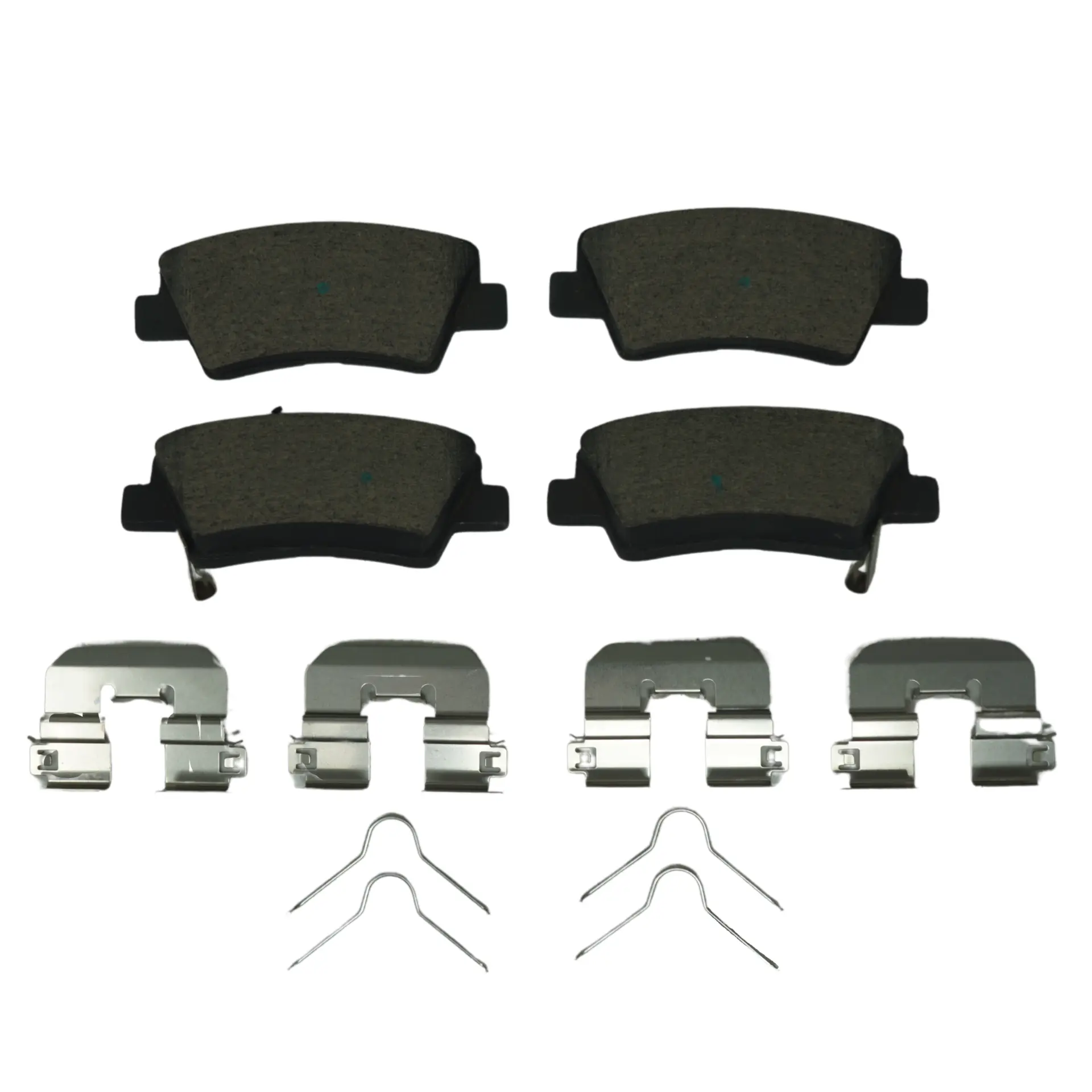 Bremex Ceramic Rear Disc Brake Pad Set With Hardware