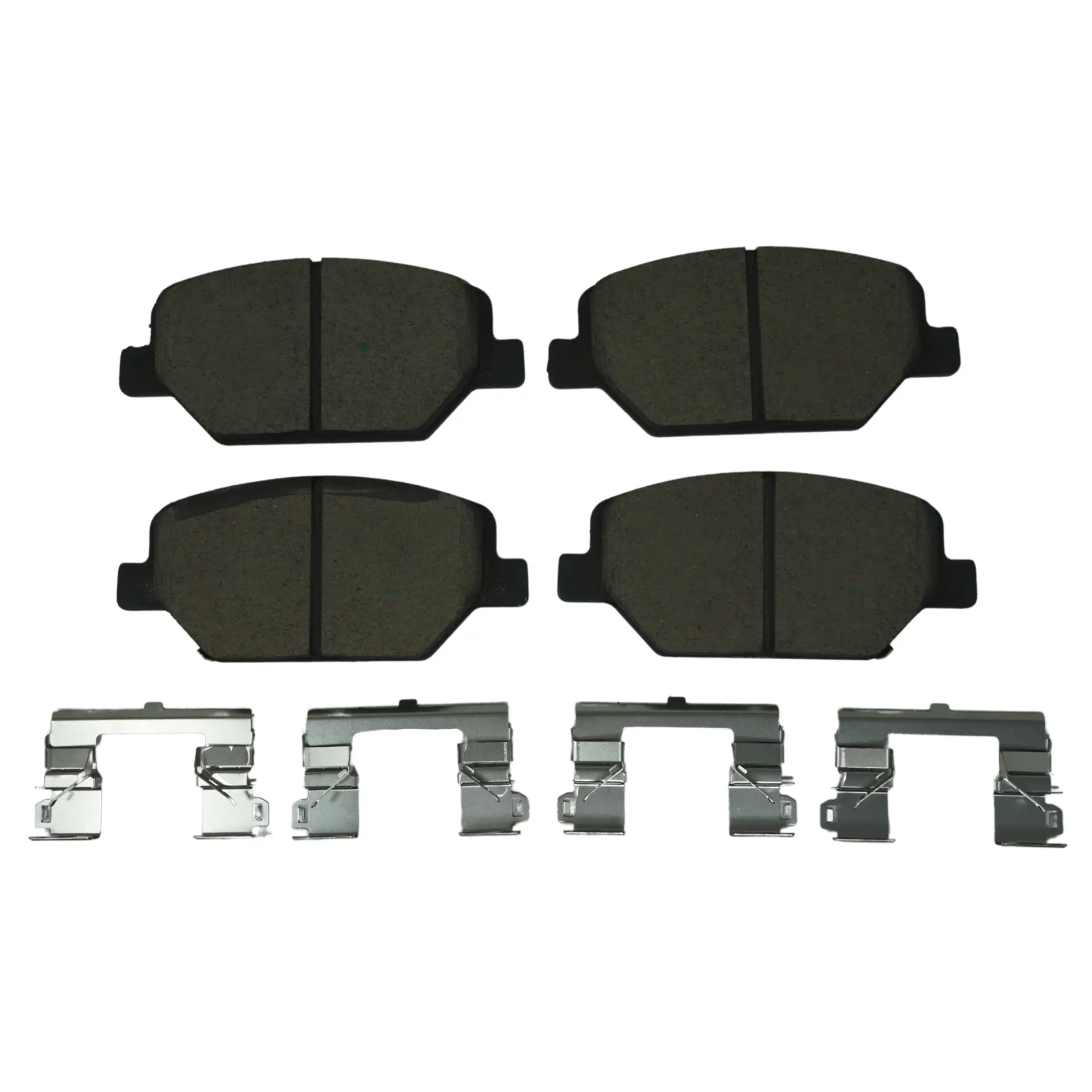 Bremex Ceramic Front Disc Brake Pad Set With Hardware