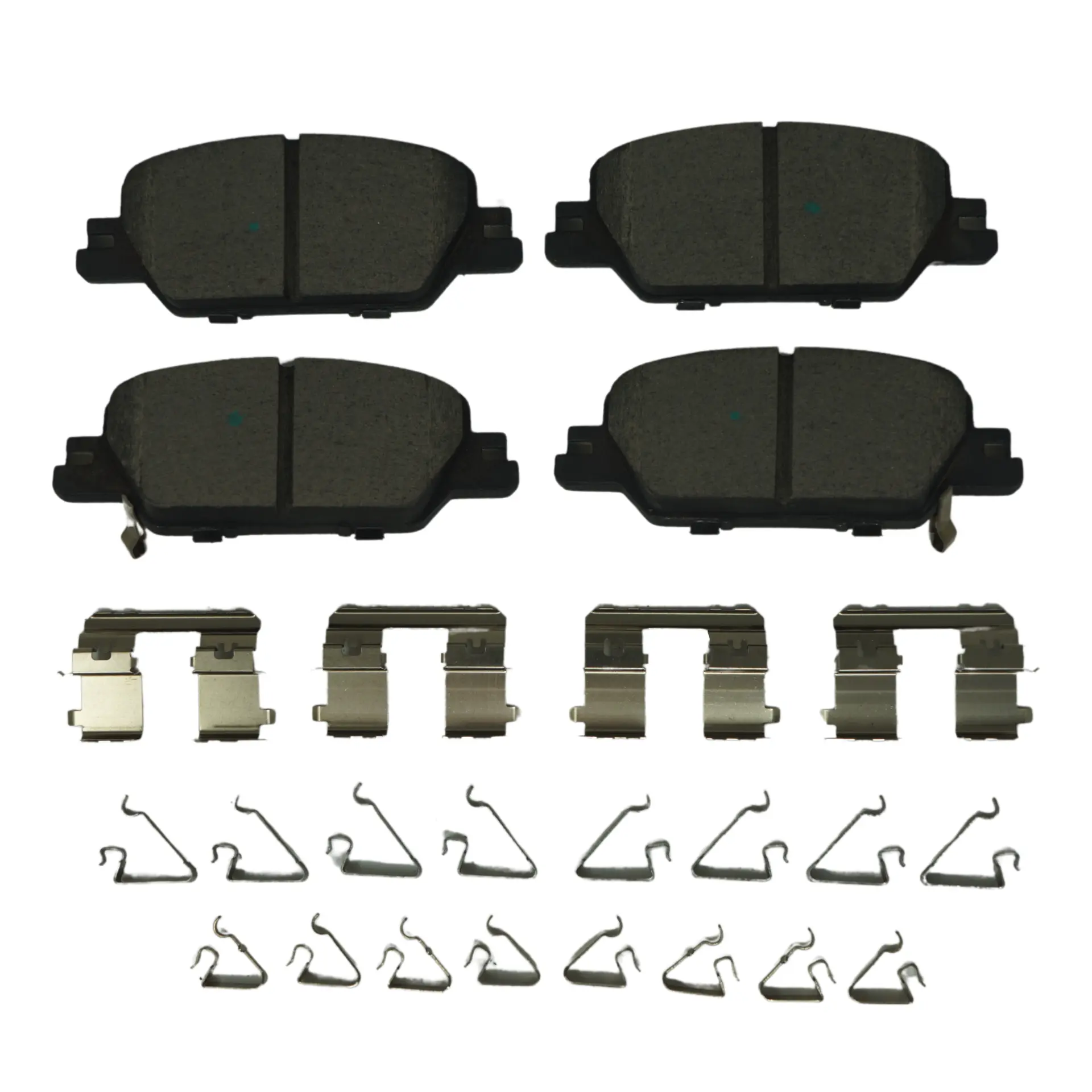 Bremex Ceramic Rear Disc Brake Pad Set With Hardware