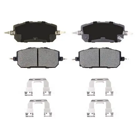 Bremex Ceramic Front Disc Brake Pad Set With Hardware